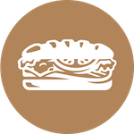 A sandwich icon