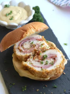 Chicken Cordon Bleu Sandwich